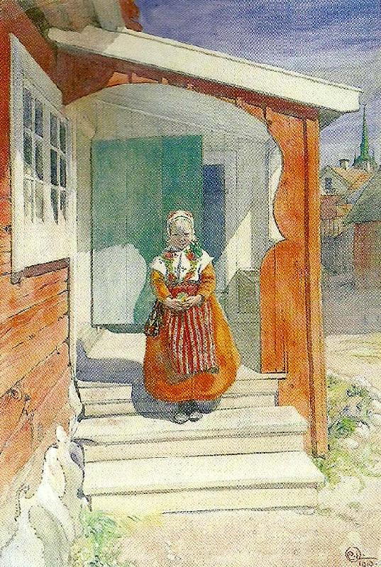 Carl Larsson lillanna -lilla anna china oil painting image